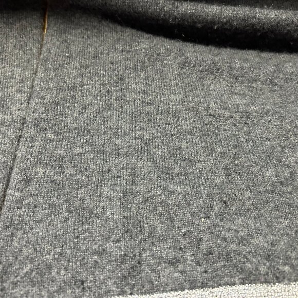 Womens RtA Charcoal Gray Metallic Silver Pure Cashmere Crew Sweater S - Picture 13 of 14